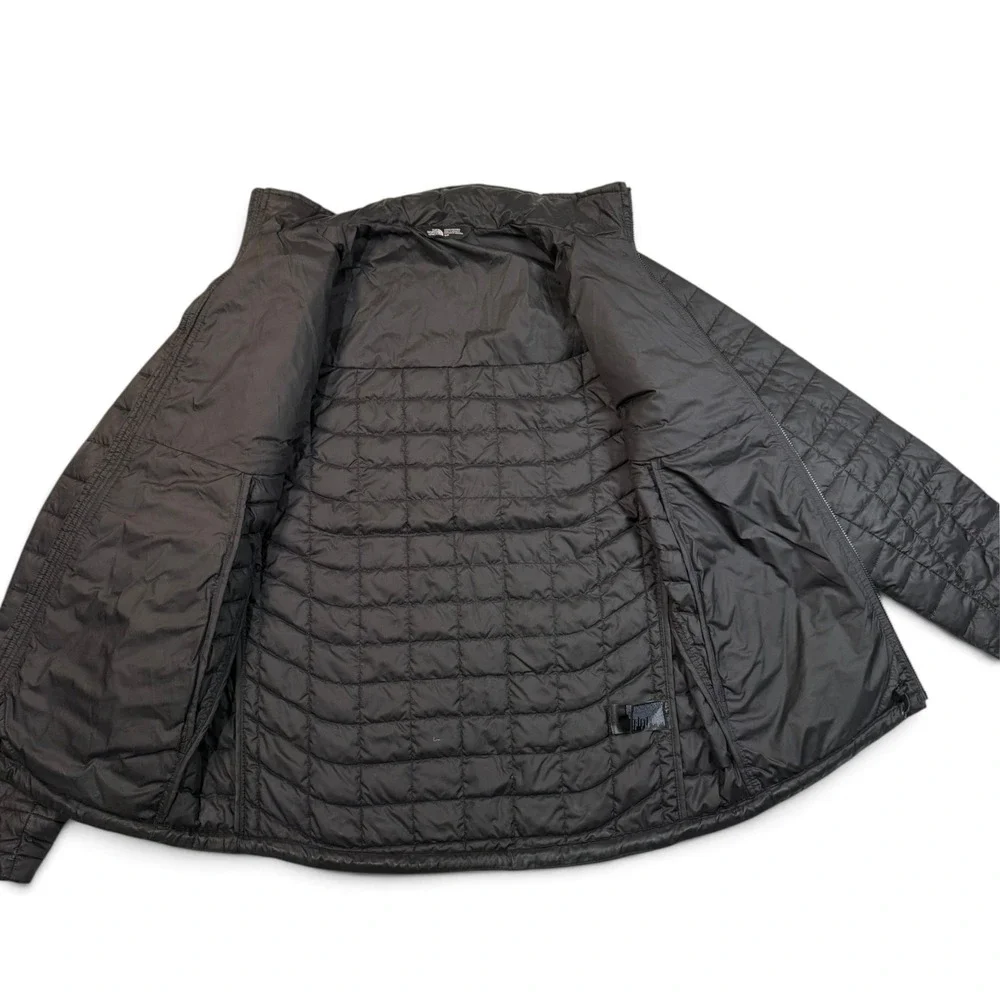 The North Face Thermoball Eco Jacket Mens Small Black NF0A4P9X Quilted Puffer